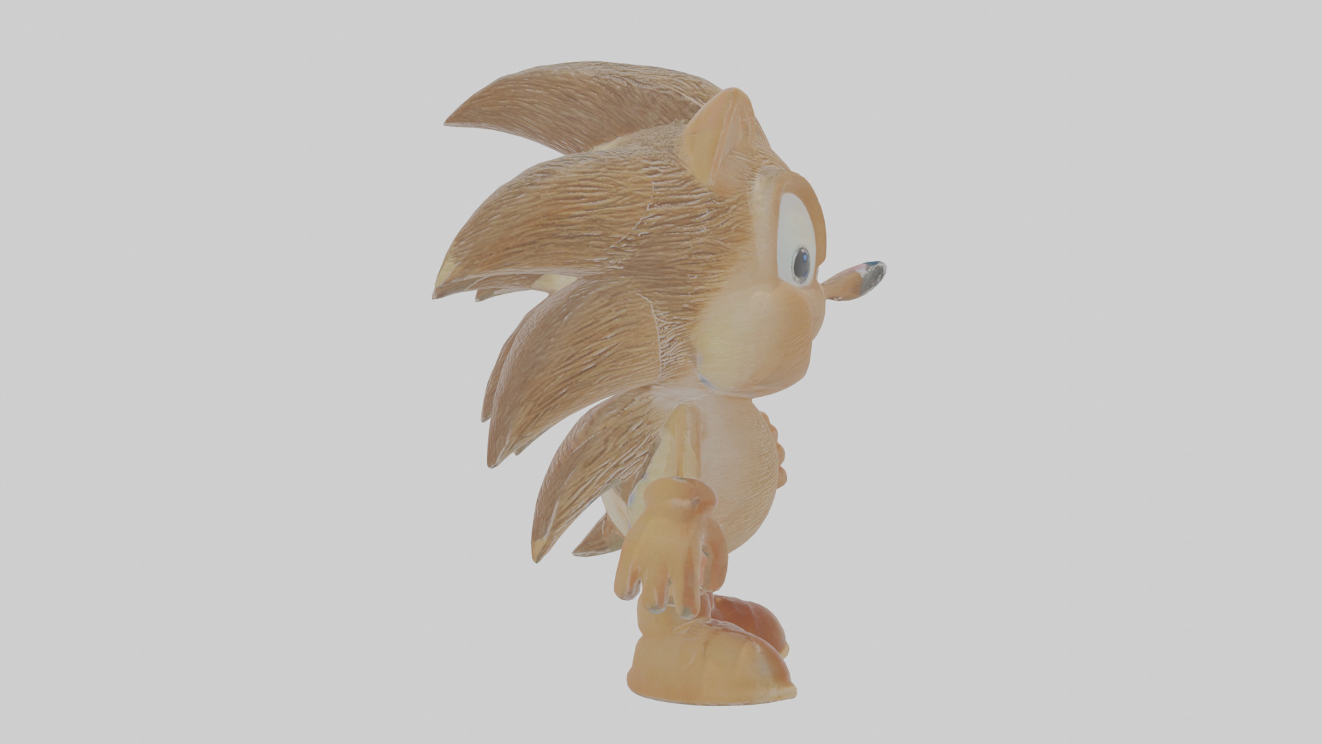 Cartoon Hedgehog Low-poly 3D model_21