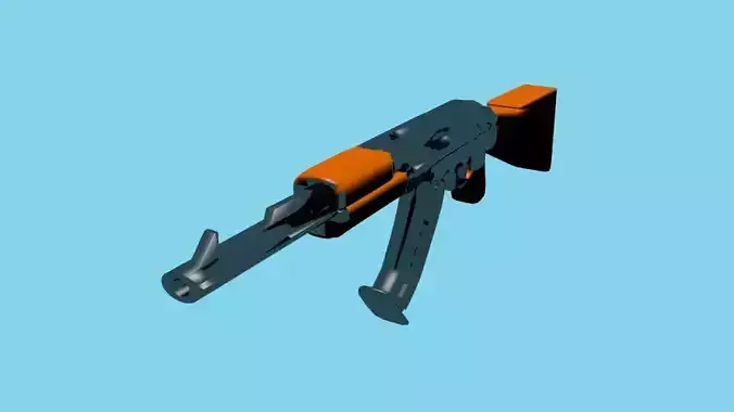 ak 47 high poly