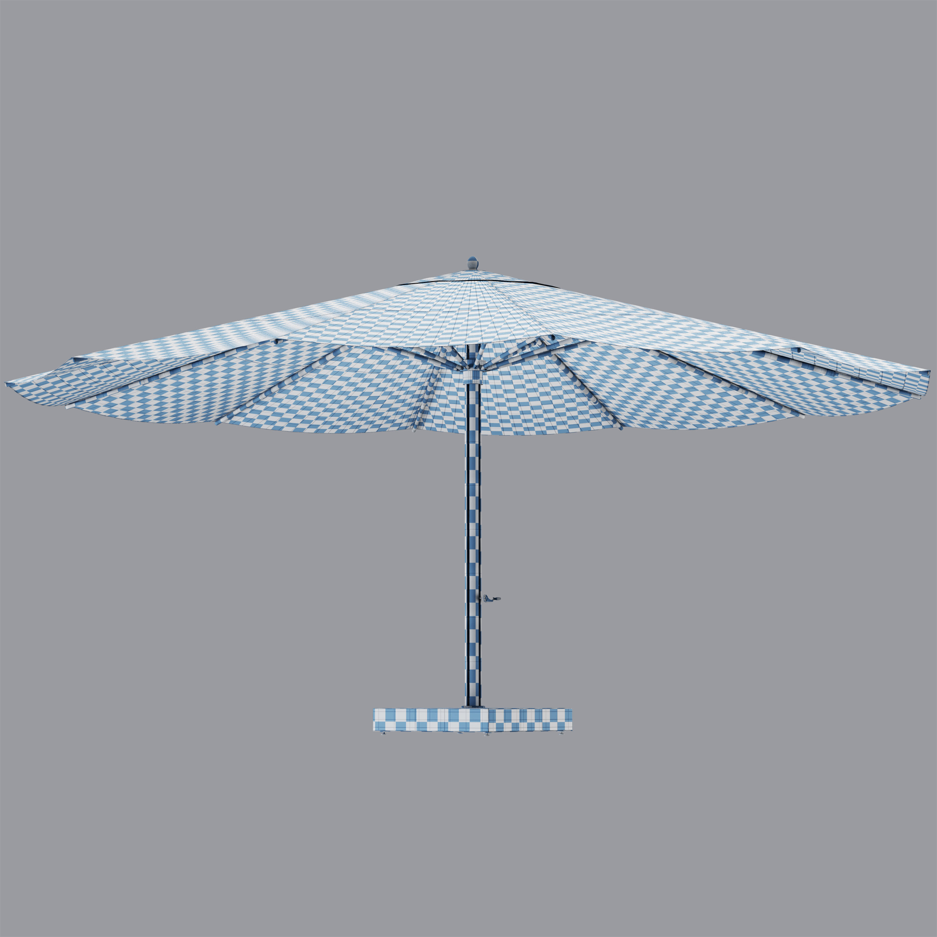 Ocean Master Classic Round Parasol 3D model_6