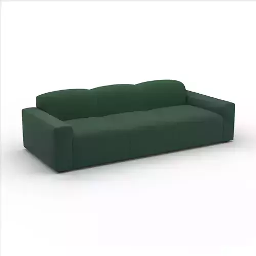 Morgan Three Seater Sofa 3D Model Dual Mesh AR and SubDiv ready
