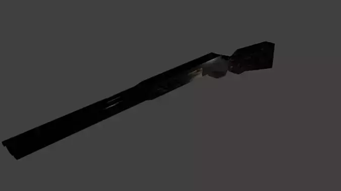 shot gun low poly