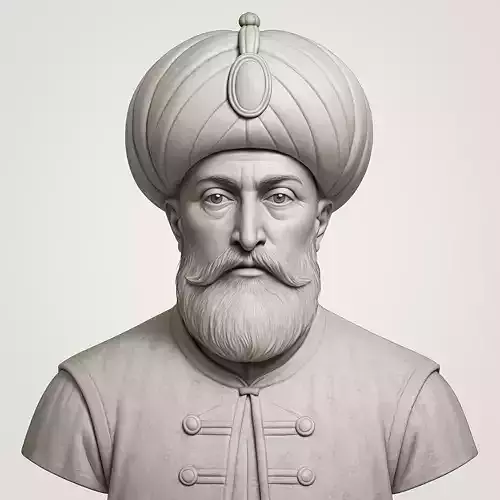 Suleiman the Magnificent Bust 3D Printable STL Model 3D print model