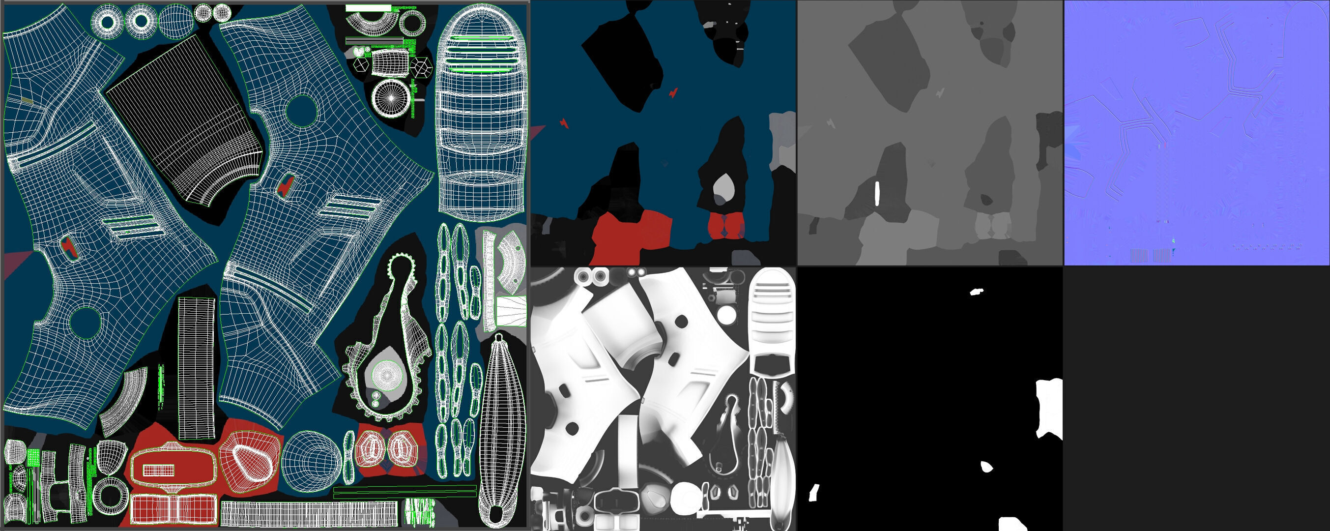 Impact Drill Machine PBR Low-poly 3D model_16