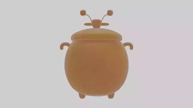 Cartoon Honey Pot