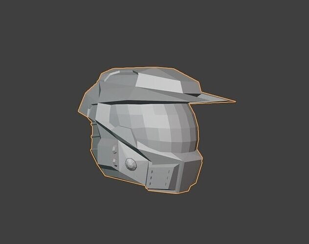casco jefe maestro Halo 3D print model