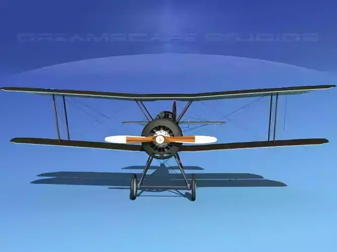 Sopwith Pup Fighter 3D model