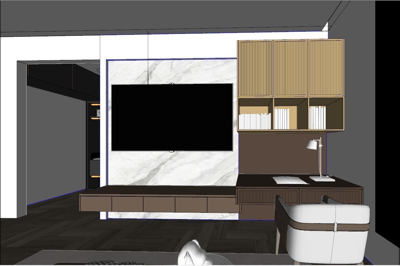 BEDROOM STYLE MODERN  3D model_9