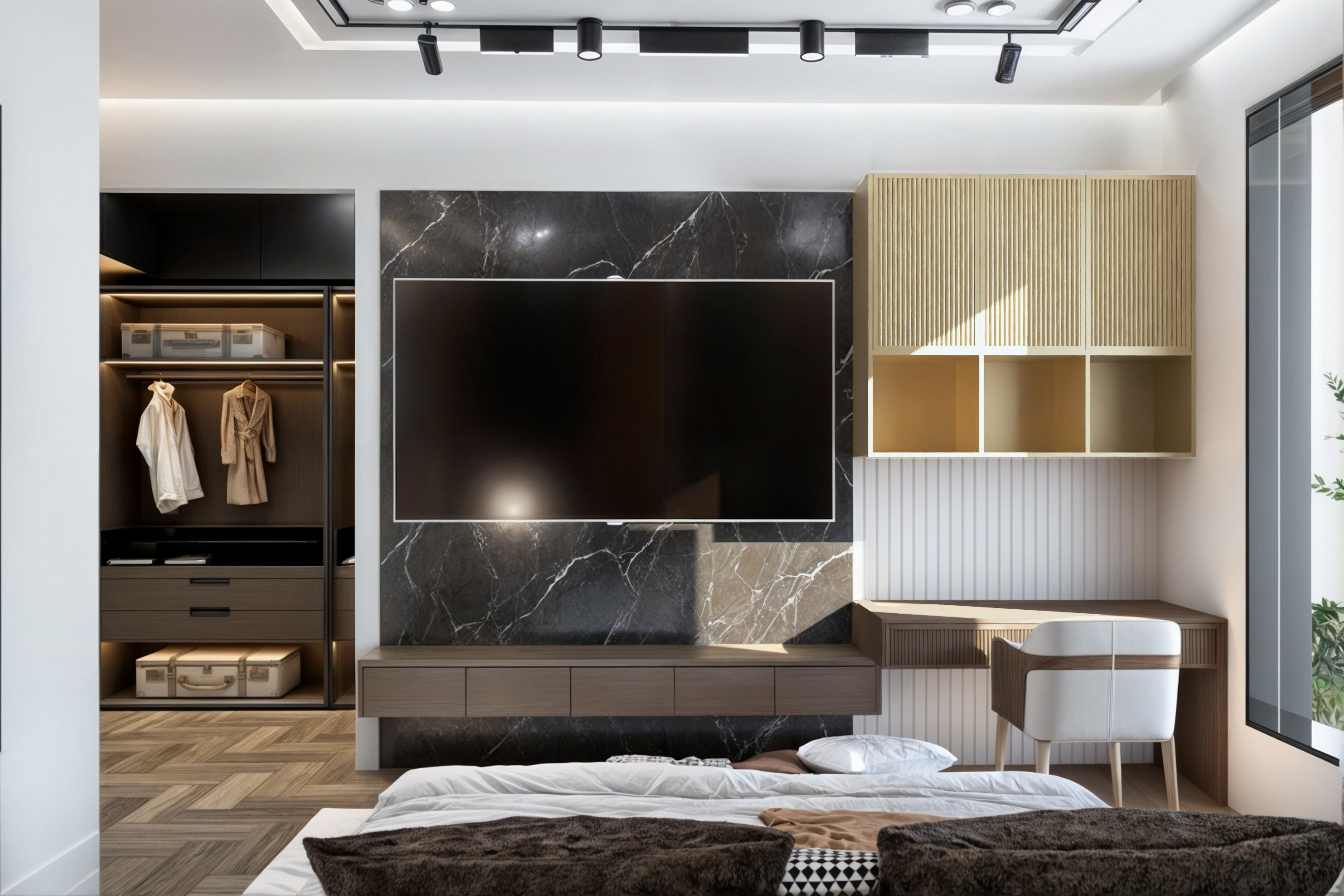 BEDROOM STYLE MODERN  3D model_3