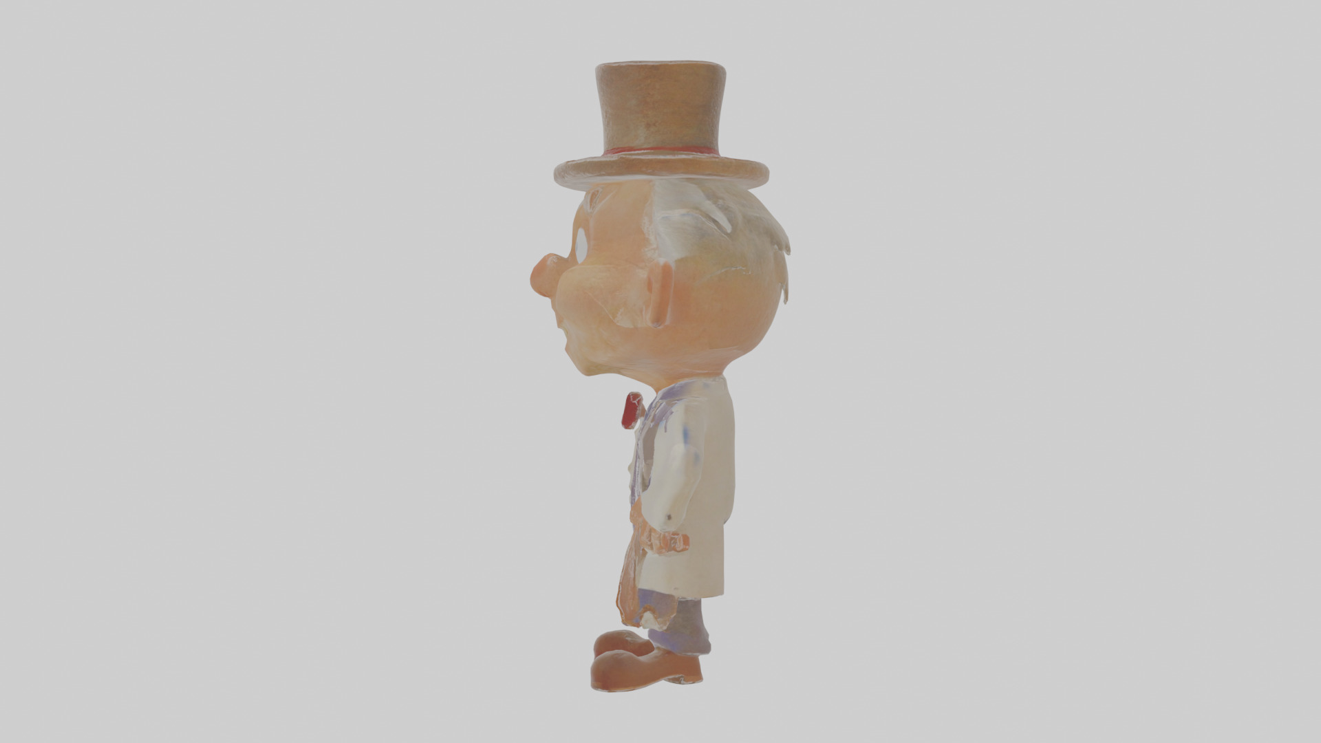 Cartoon Horace the Haunted Hotelier Model Low-poly 3D model_18
