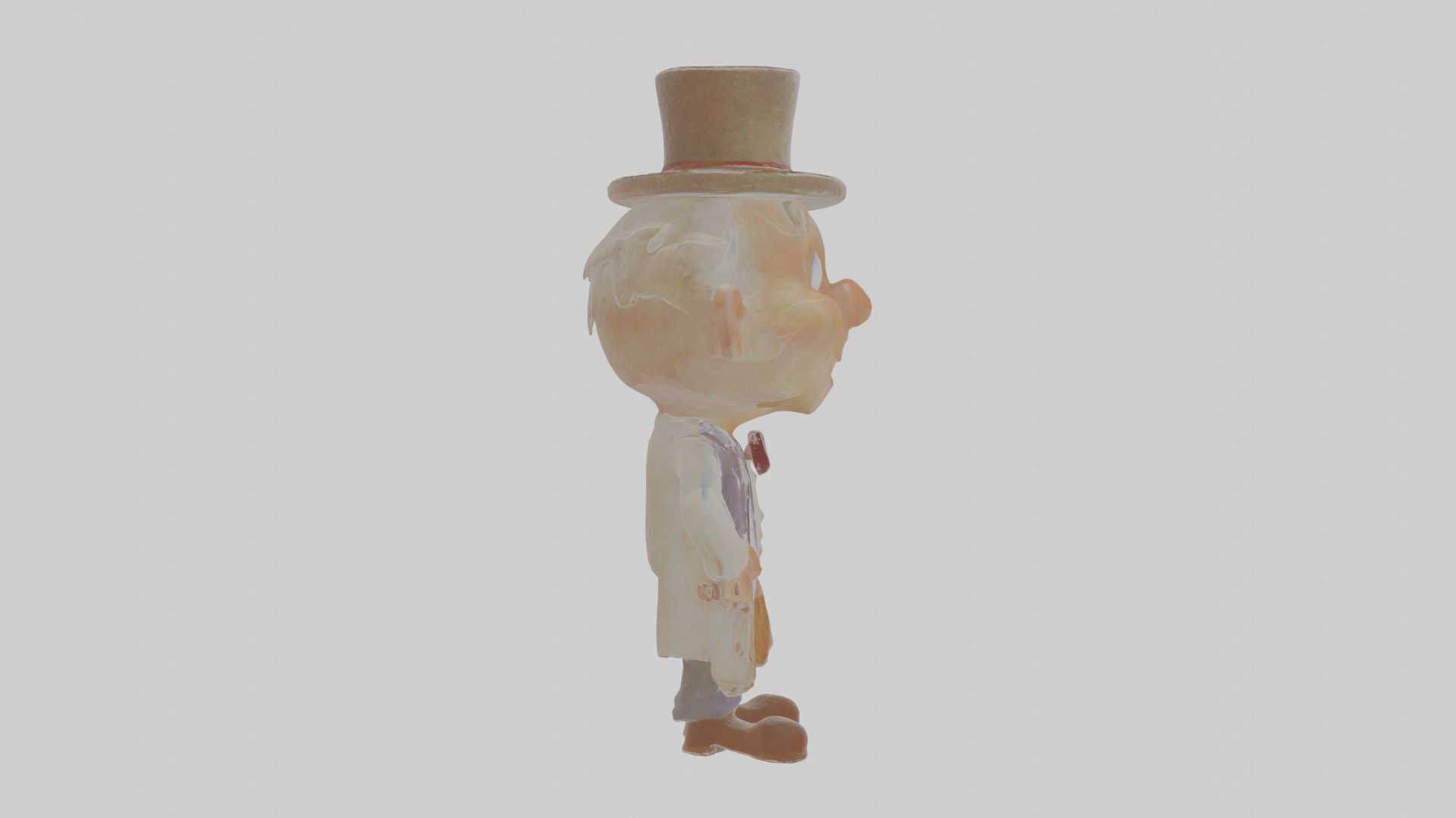 Cartoon Horace the Haunted Hotelier Model Low-poly 3D model_19