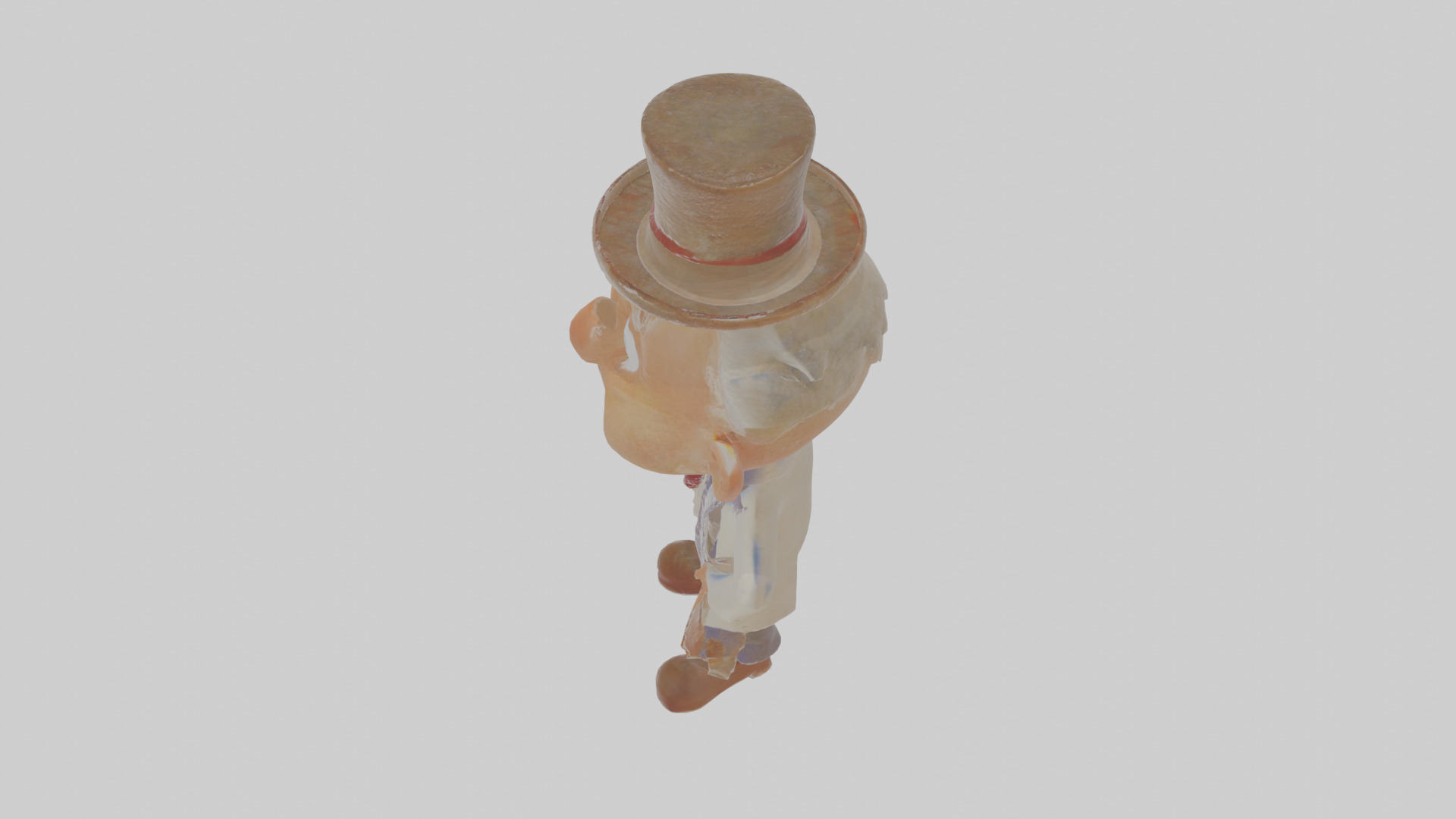 Cartoon Horace the Haunted Hotelier Model Low-poly 3D model_26