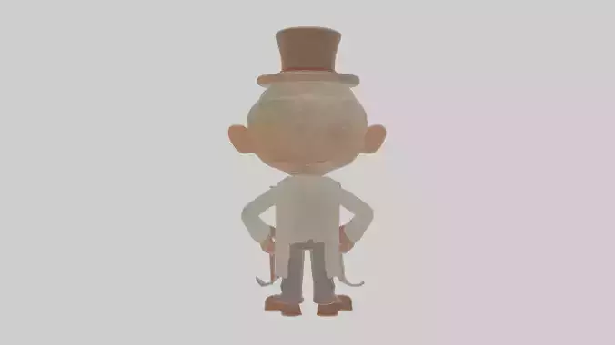 Cartoon Horace the Haunted Hotelier Model