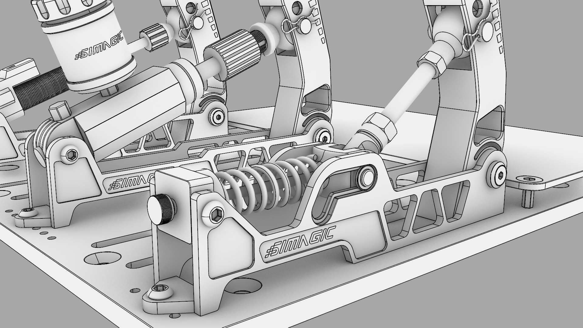 SIMAGIC P2000 PEDALS 3D model_31