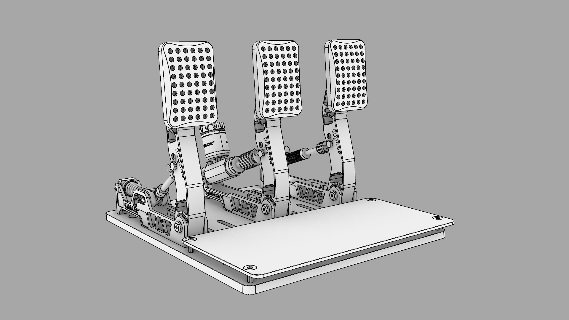 SIMAGIC P2000 PEDALS 3D model_26