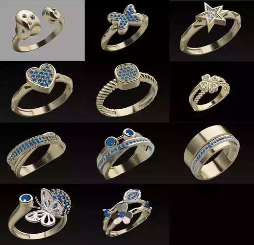 11 Light Ring Print Ready