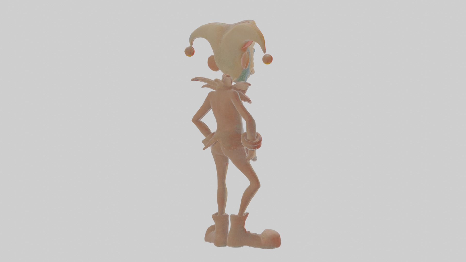 Cartoon Ignatius the Impersonator of Infernal Icons Model Low-poly 3D model_2
