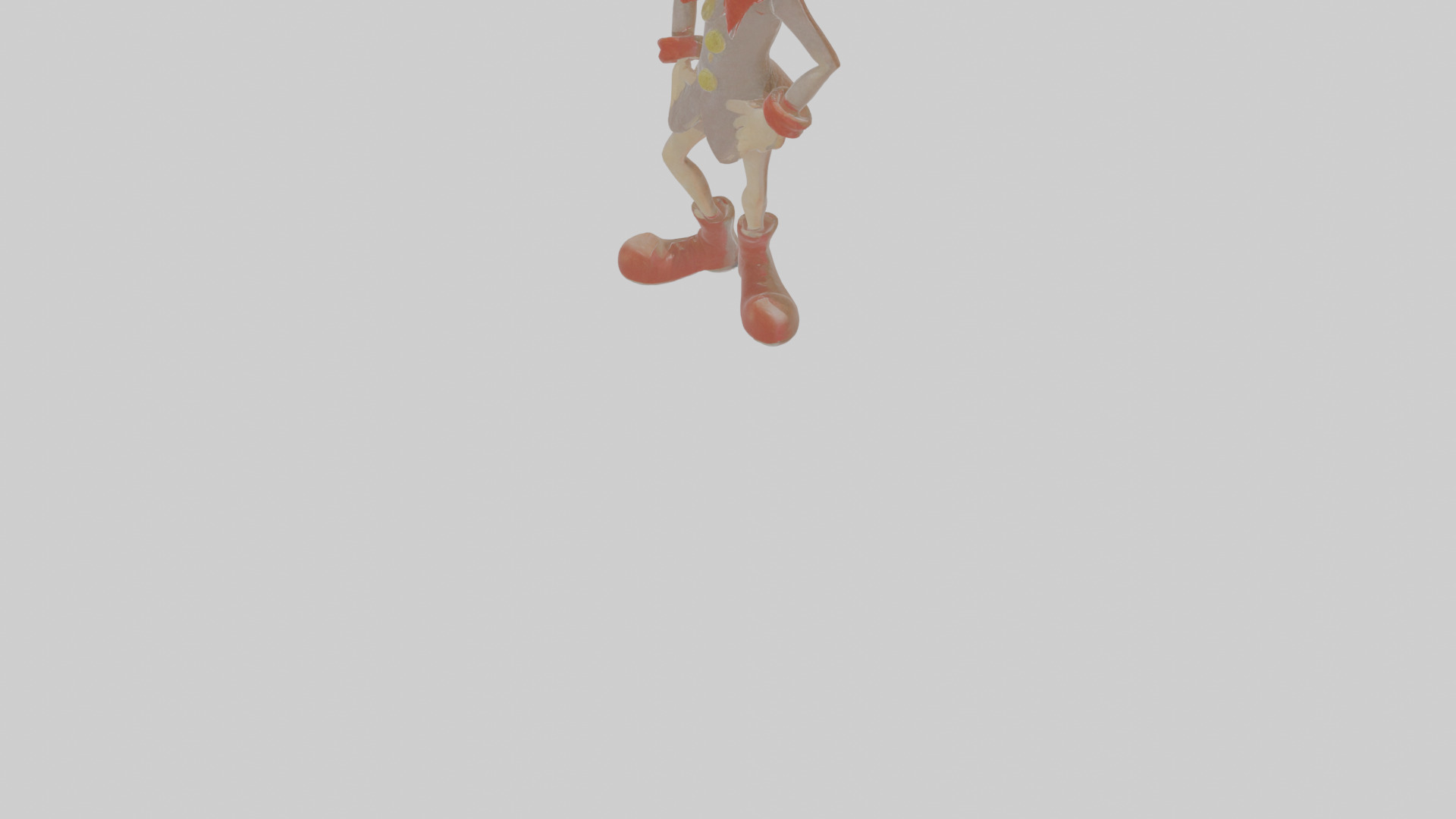 Cartoon Ignatius the Impersonator of Infernal Icons Model Low-poly 3D model_7