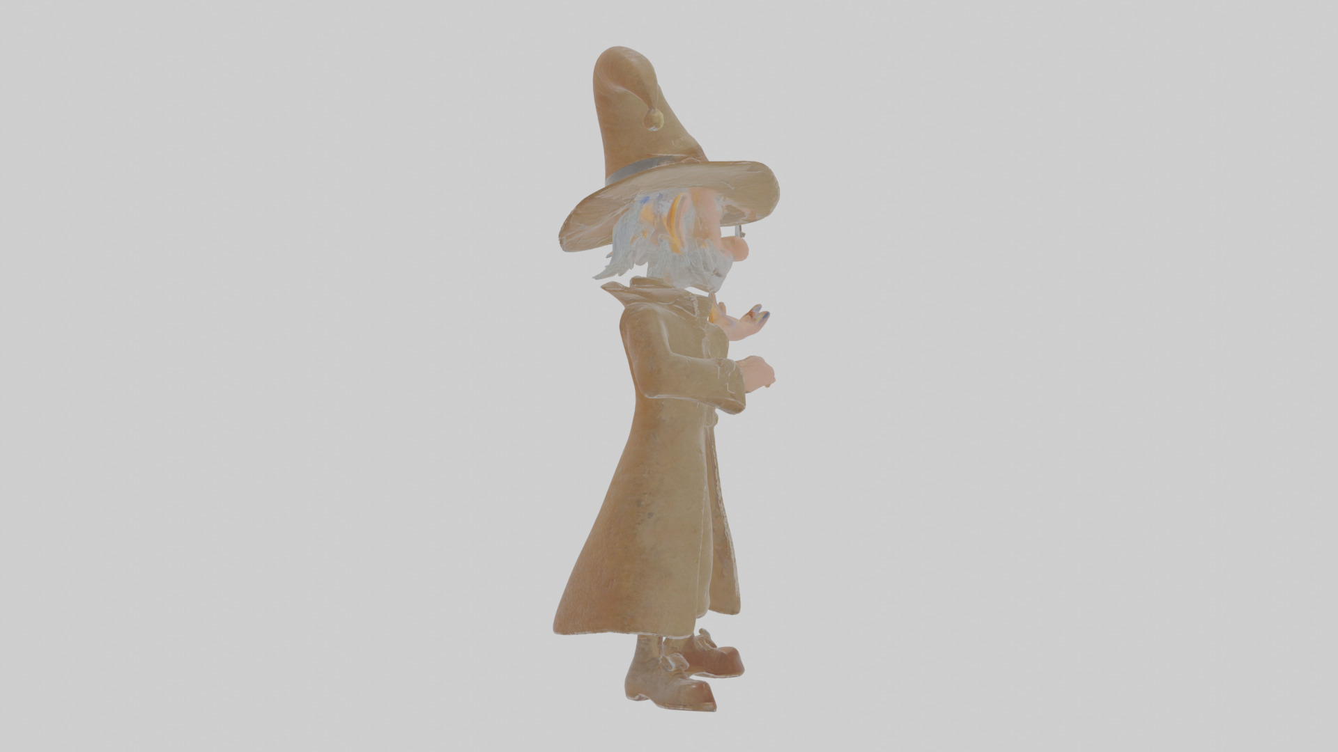 Cartoon Ignatius the Impish Illusionist Model Low-poly 3D model_18