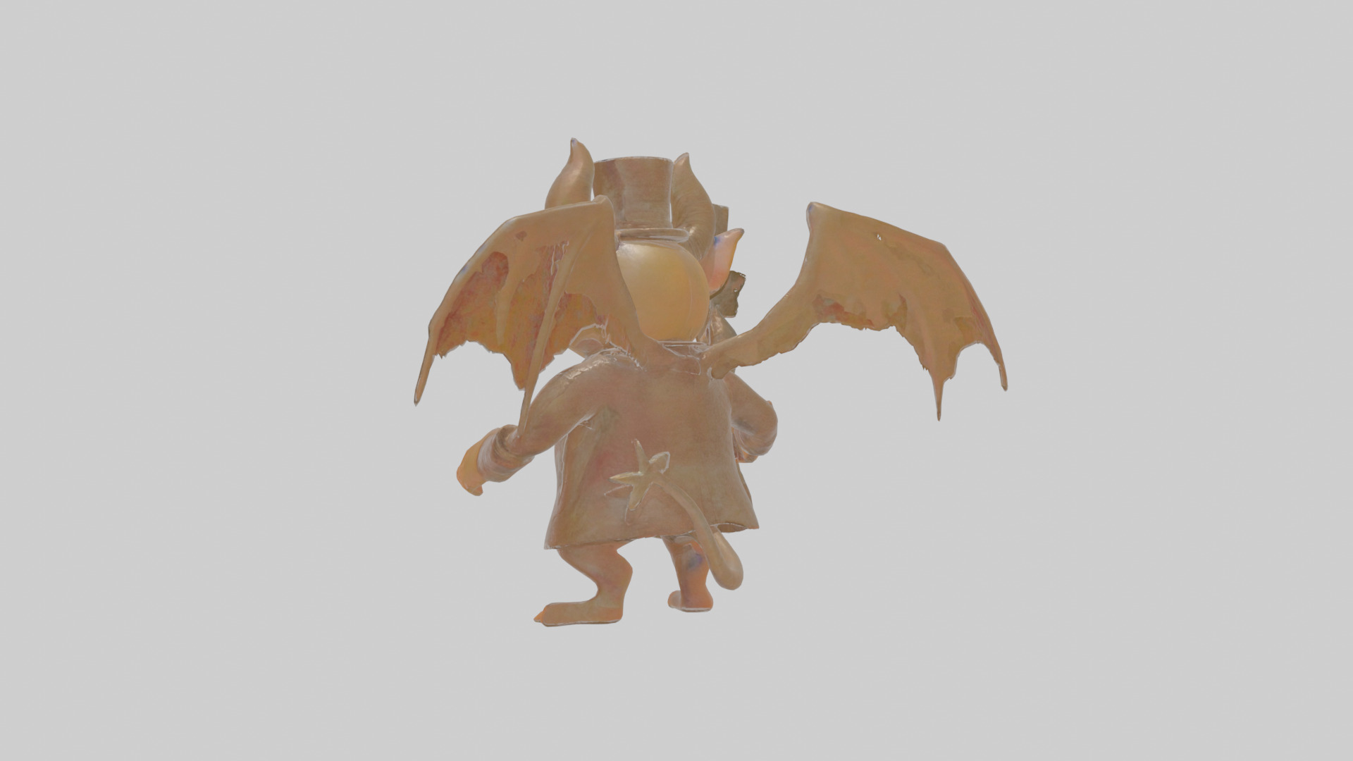 Cartoon Ignatius the Infernal Impresario Model Low-poly 3D model_1
