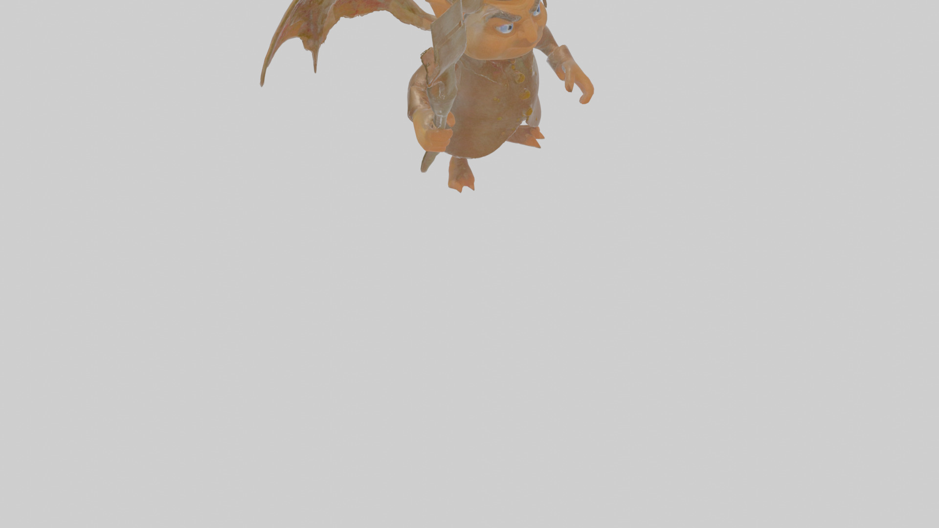 Cartoon Ignatius the Infernal Impresario Model Low-poly 3D model_10