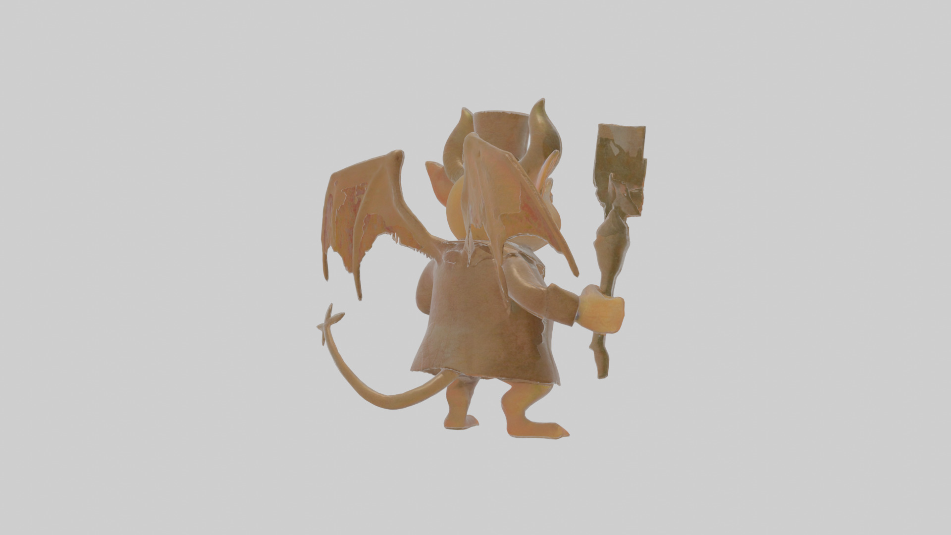 Cartoon Ignatius the Infernal Impresario Model Low-poly 3D model_3