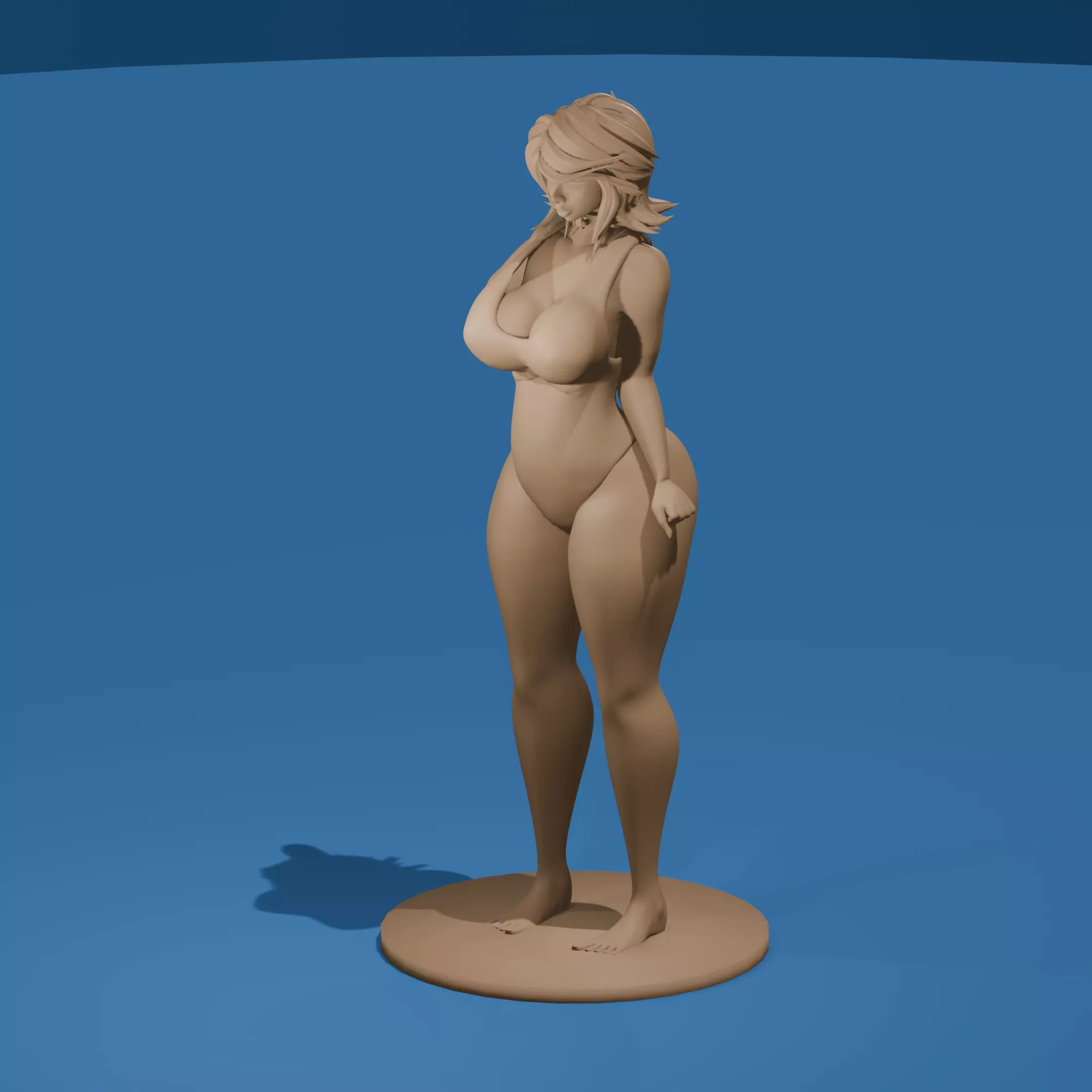 Goth Girl 3D print model_0