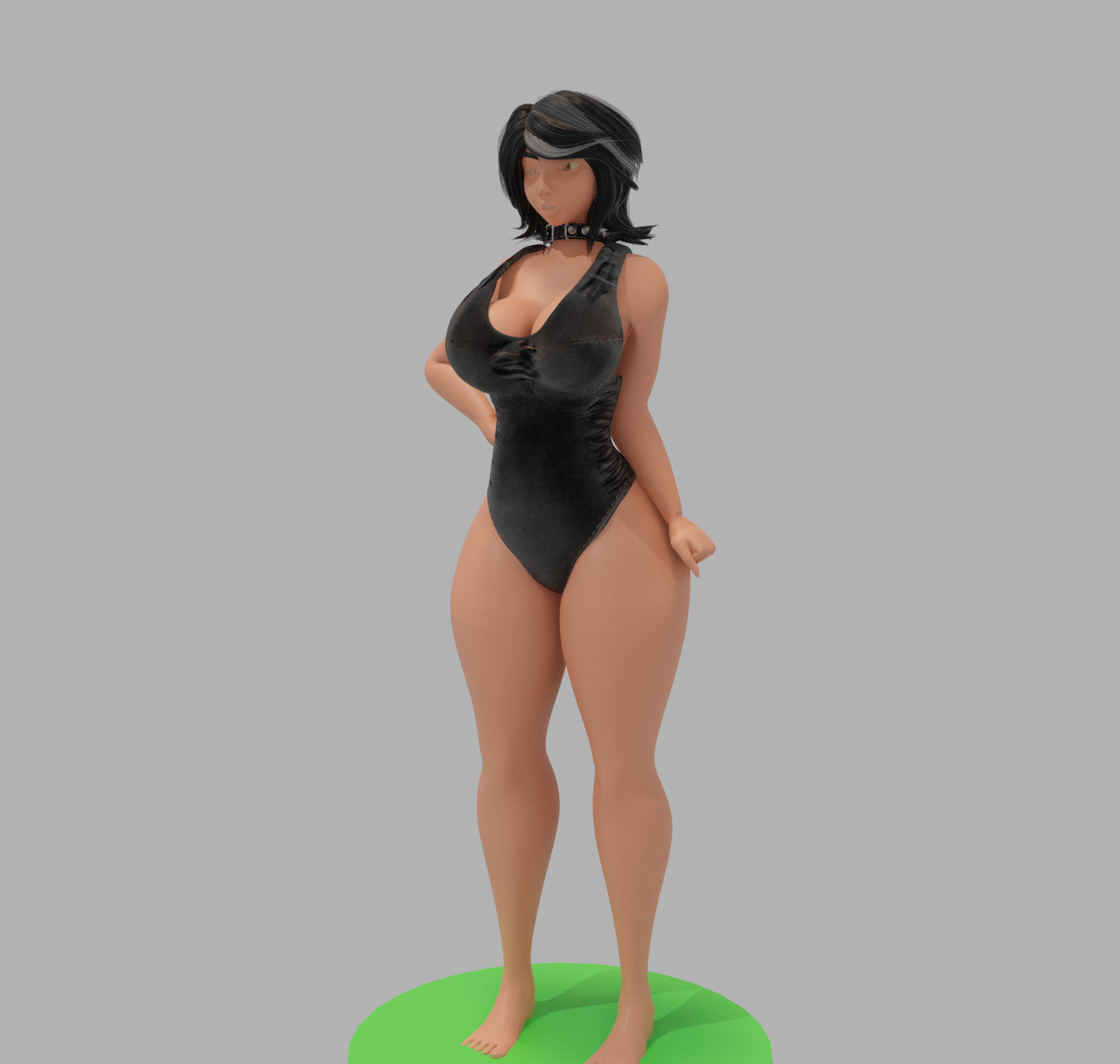 Goth Girl 3D print model_8