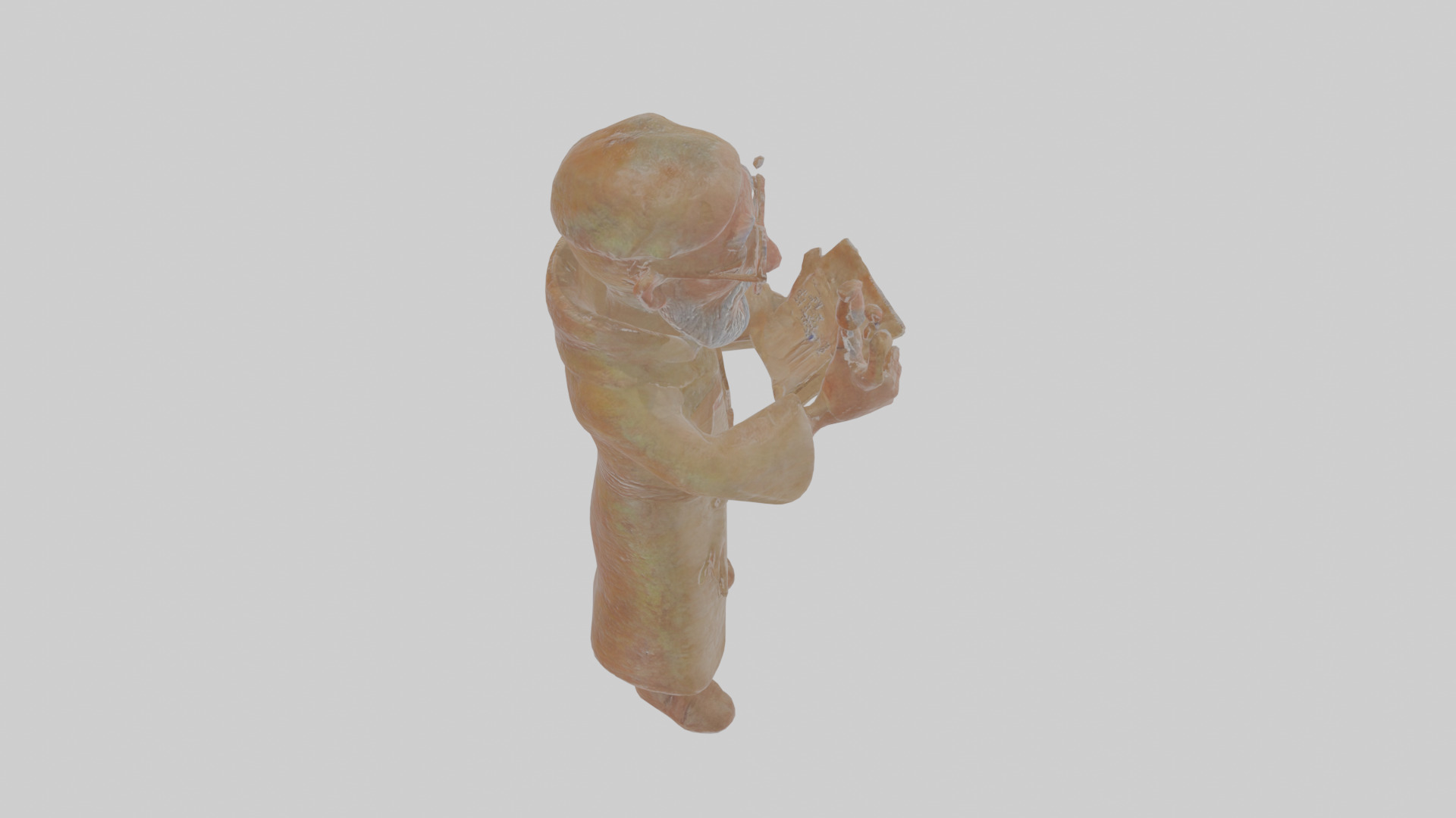 Cartoon Ignatius the Interpreter of Infernal Inscriptions Model Low-poly 3D model_27