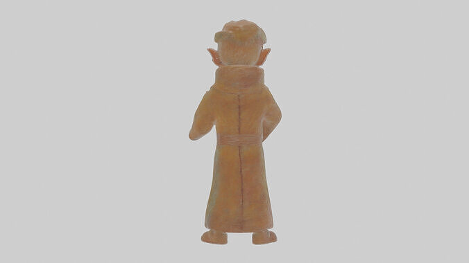 Cartoon Ignatius the Interpreter of Infernal Inscriptions Model Low-poly 3D model