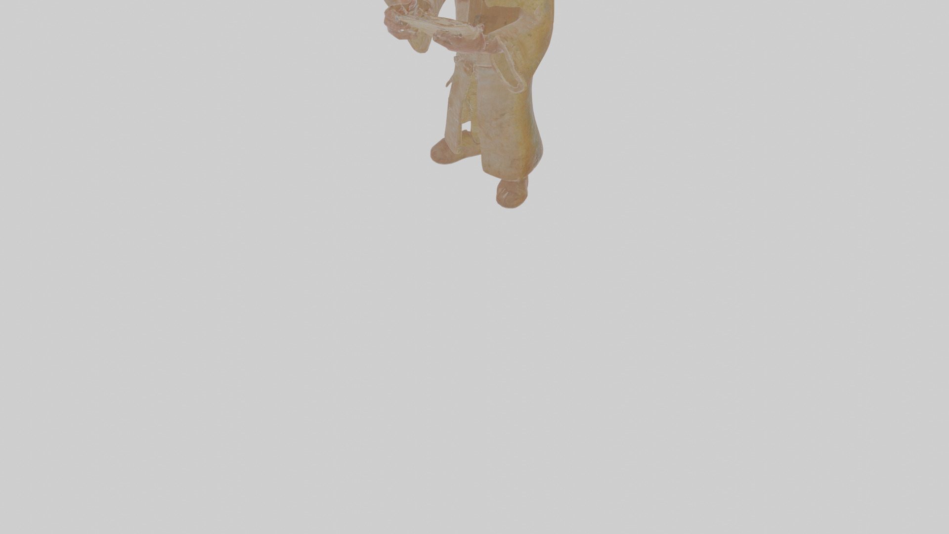 Cartoon Ignatius the Interpreter of Infernal Inscriptions Model Low-poly 3D model_7