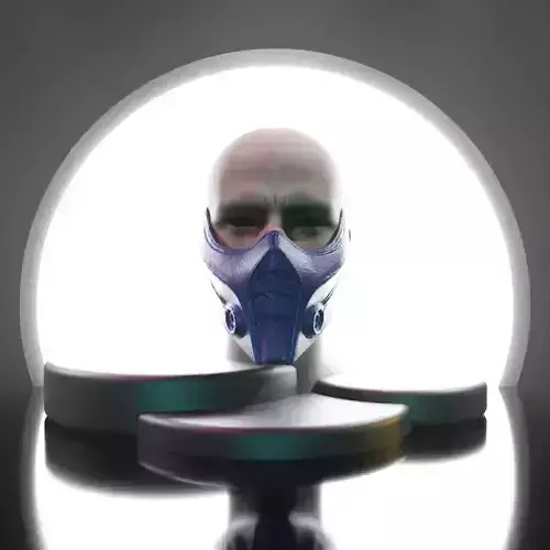 Cold Skull of Bi-Han - Ultra-Detailed Grandmasters Hoarfrost 3D print model