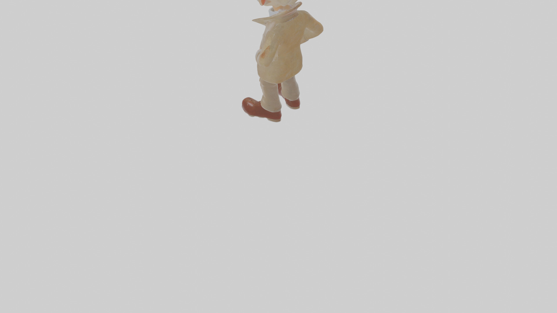 Cartoon Ignatius the Inventor of Inescapable Illusions Model Low-poly 3D model_4