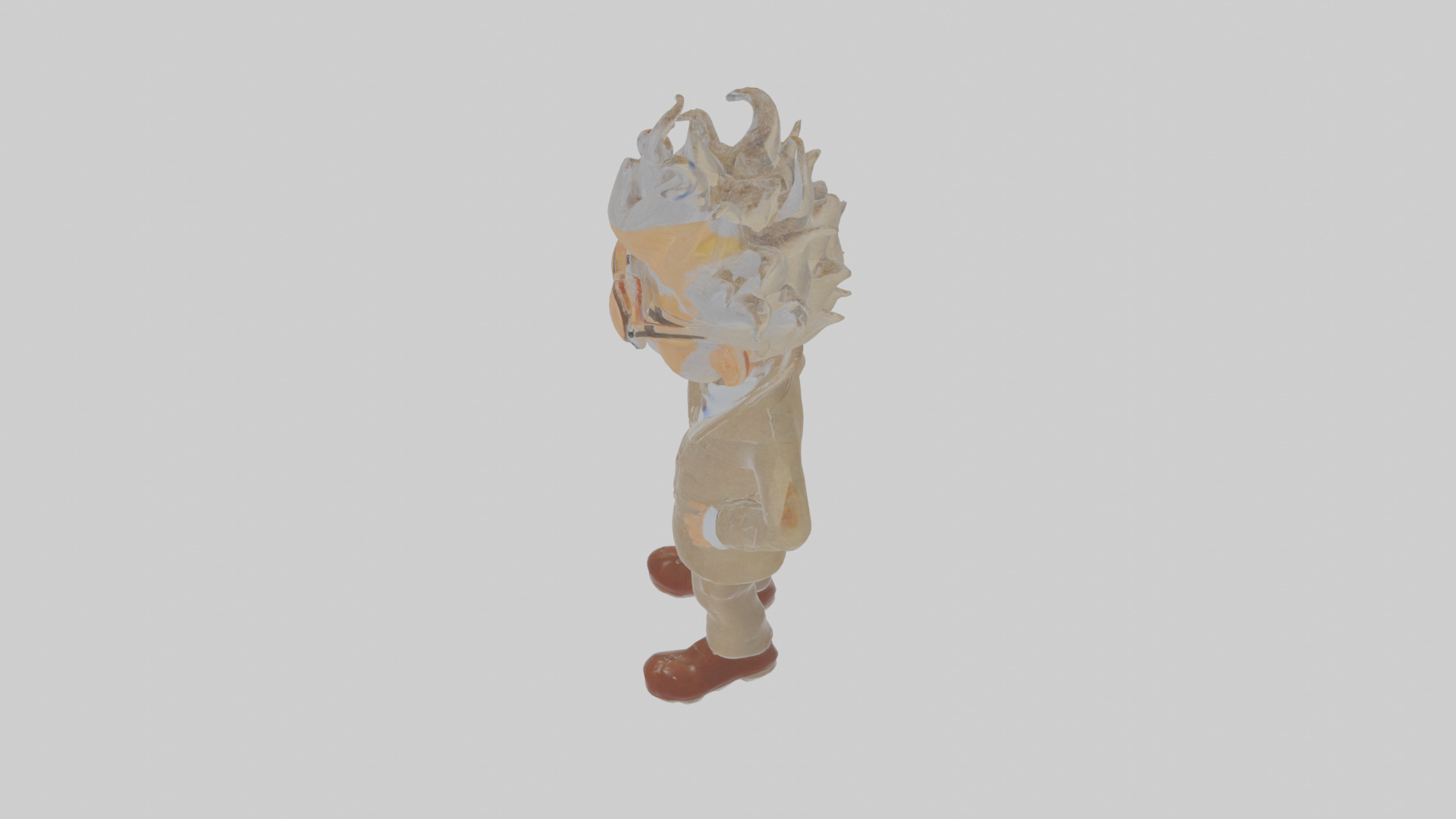 Cartoon Ignatius the Inventor of Inescapable Illusions Model Low-poly 3D model_26