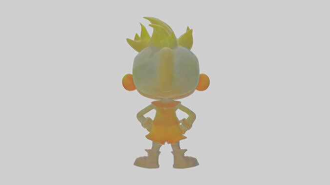 Cartoon Iora Low-poly 3D model