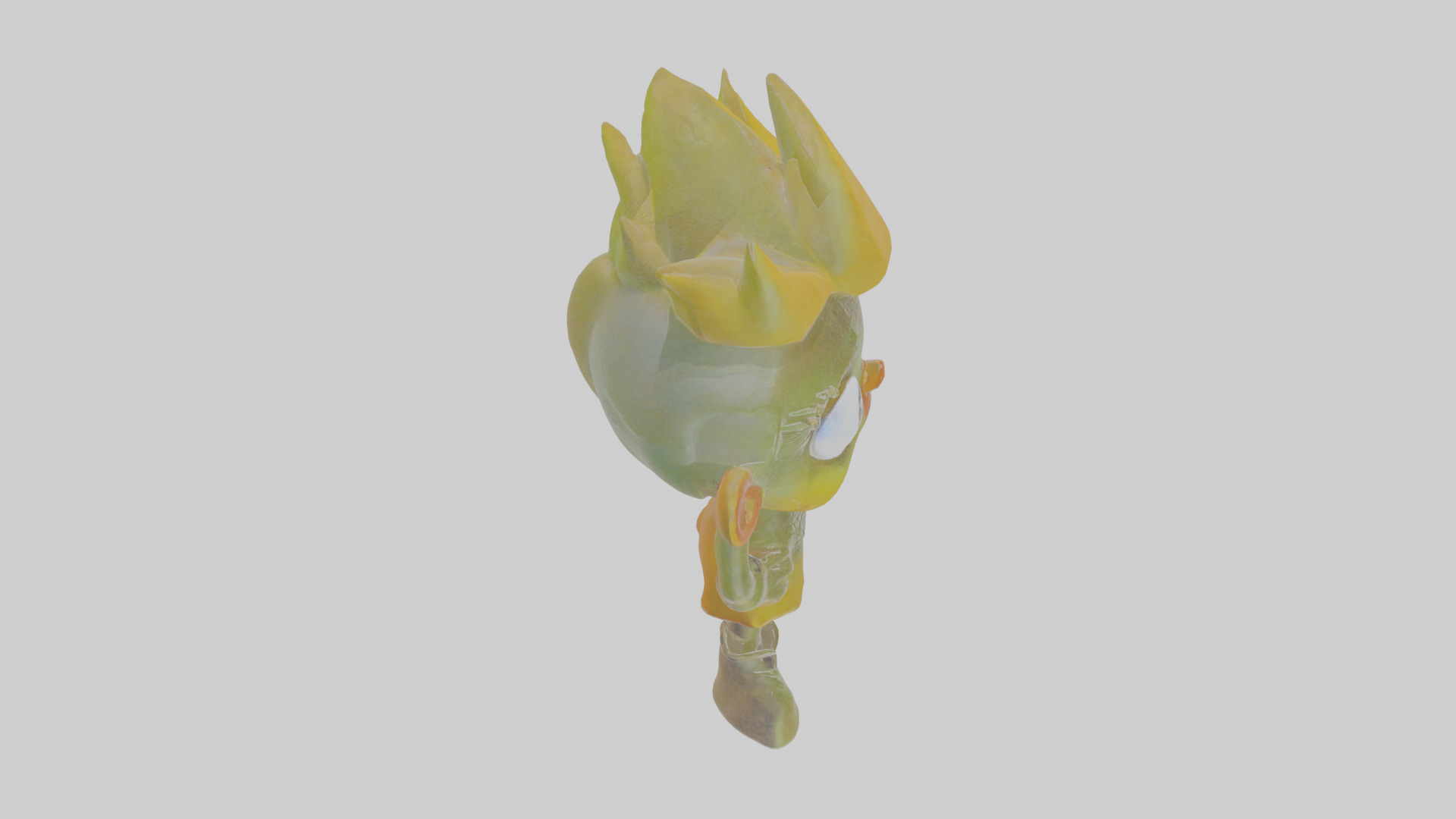 Cartoon Iora Low-poly 3D model_28