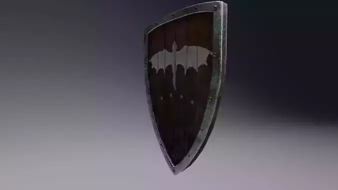 Low Poly Lunar Drake Shield