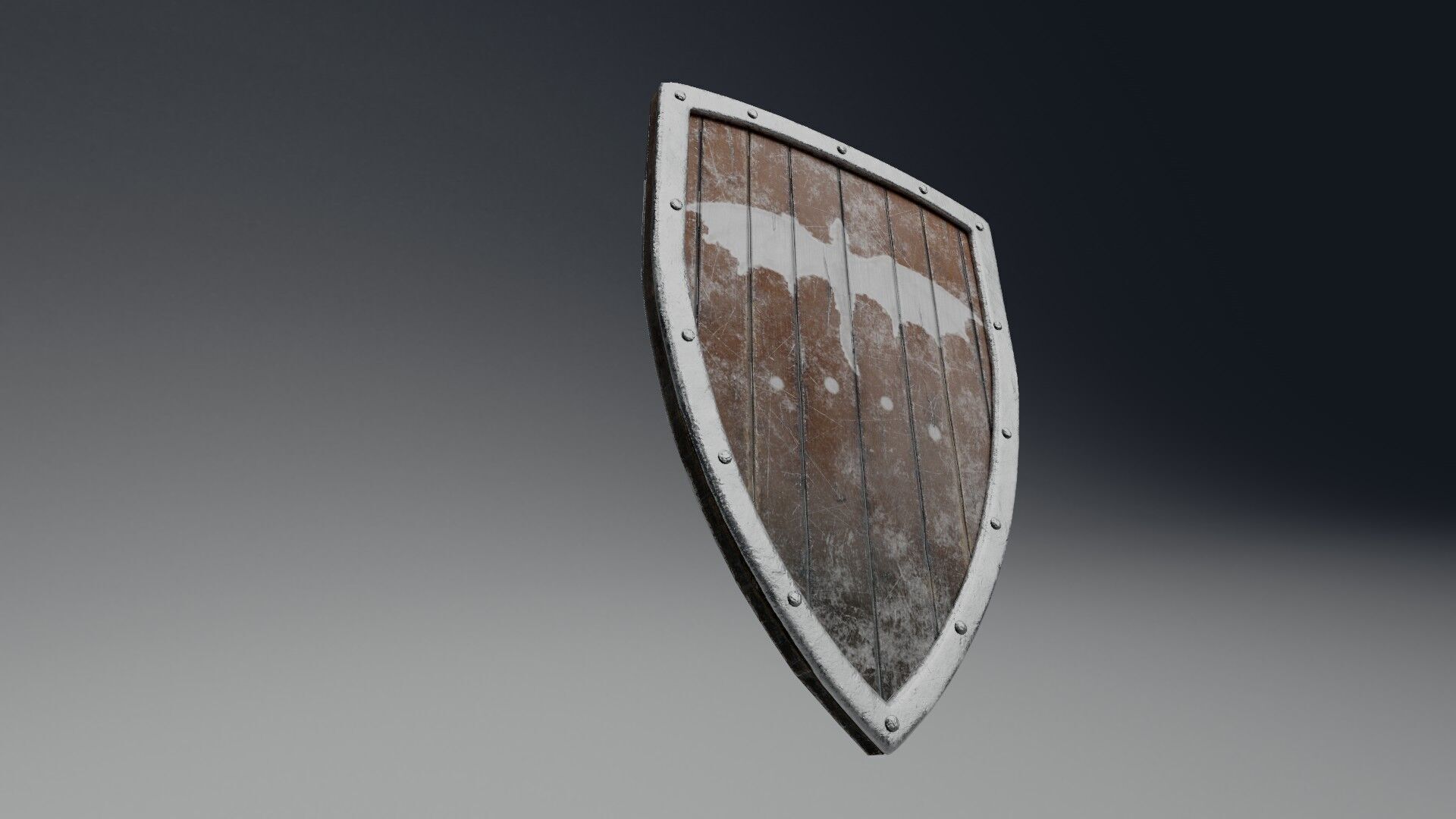 Low Poly Lunar Drake Shield Low-poly 3D model_3