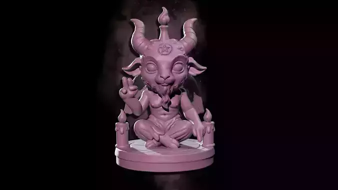 Stylized Chibi Baphomet