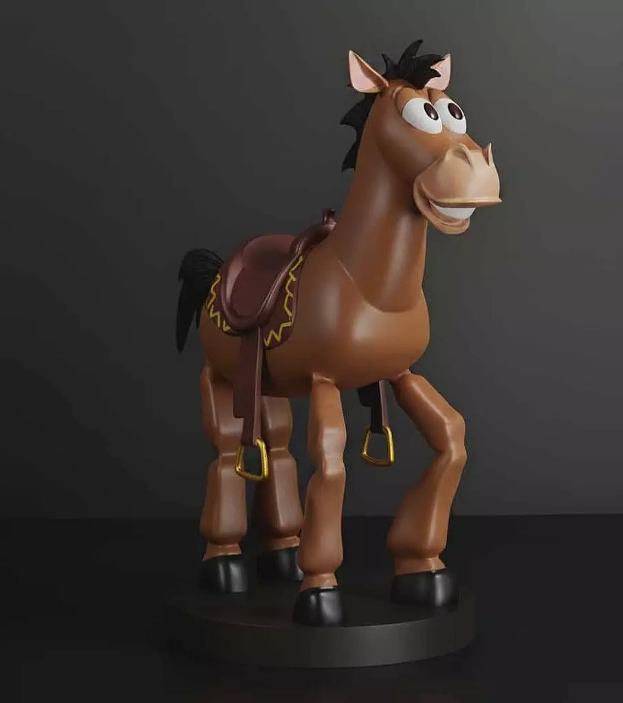 Bullseye Toy Horse  10cm Action Figure STL  Pre-Supported   3D print model_0