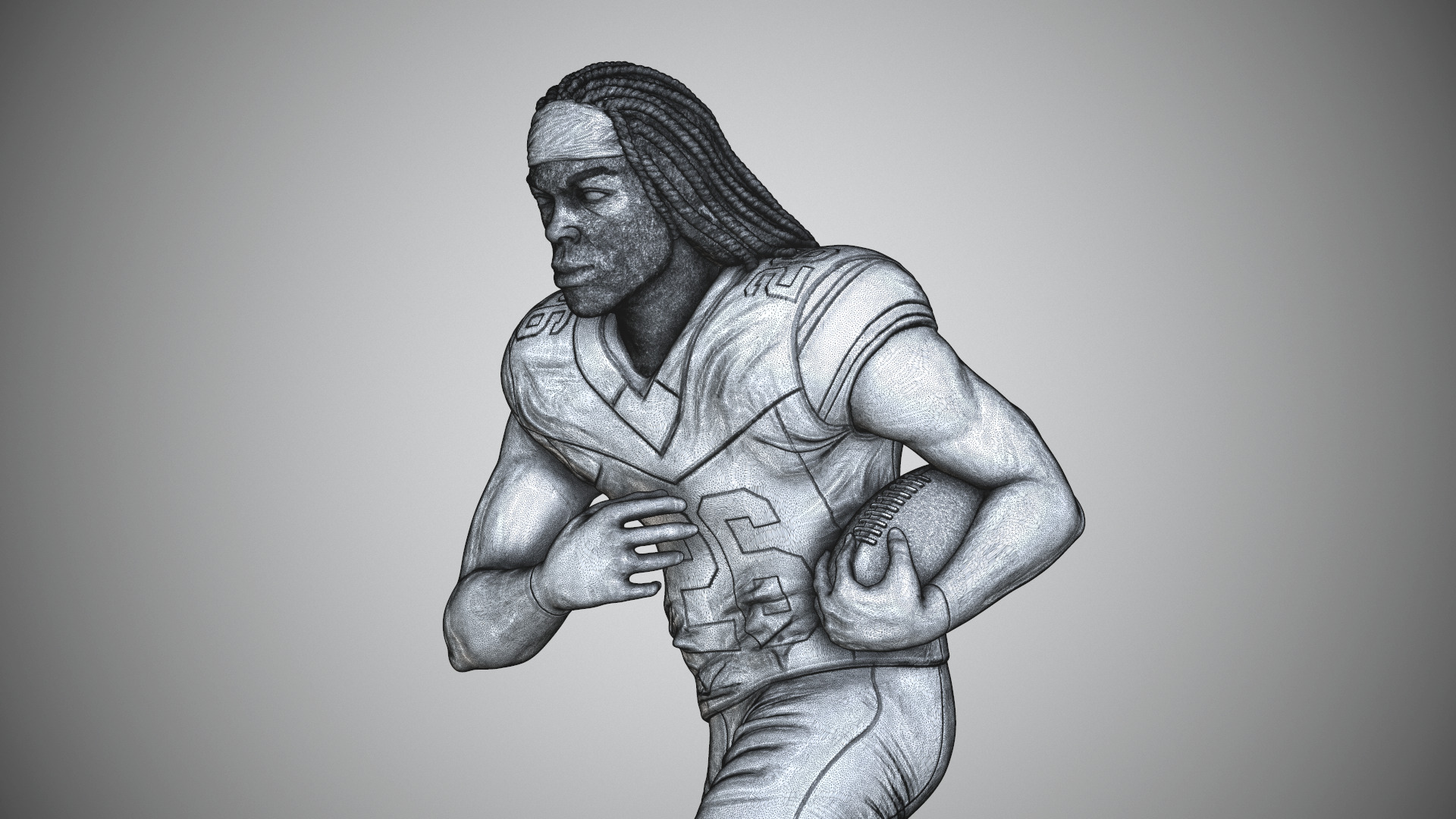 Jahmyr Gibbs 3D print model_17