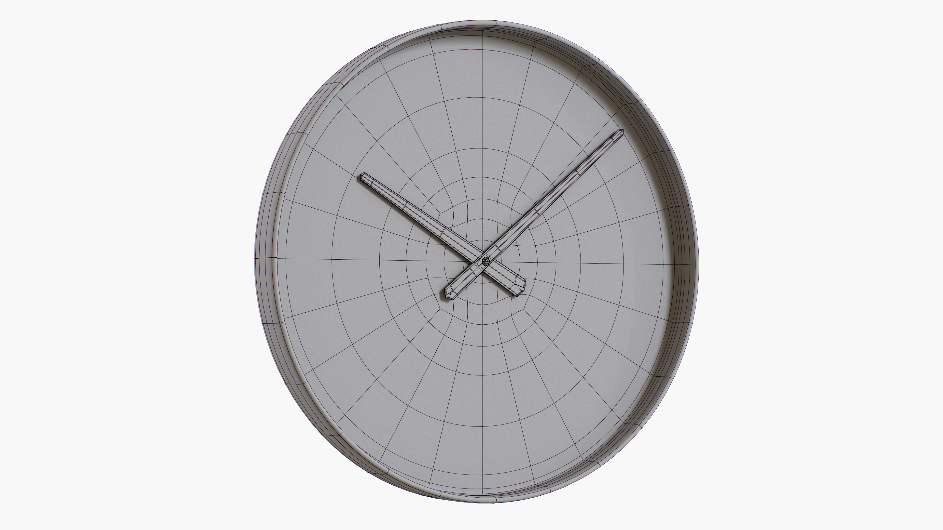 Color Watch Circle Low-poly 3D model_7