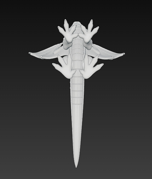 Dragon Realistic 3D Model Basic - Low Poly Realistic Low-poly 3D model_15