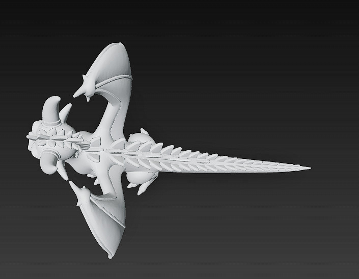 Dragon Realistic 3D Model Basic - Low Poly Realistic Low-poly 3D model_16