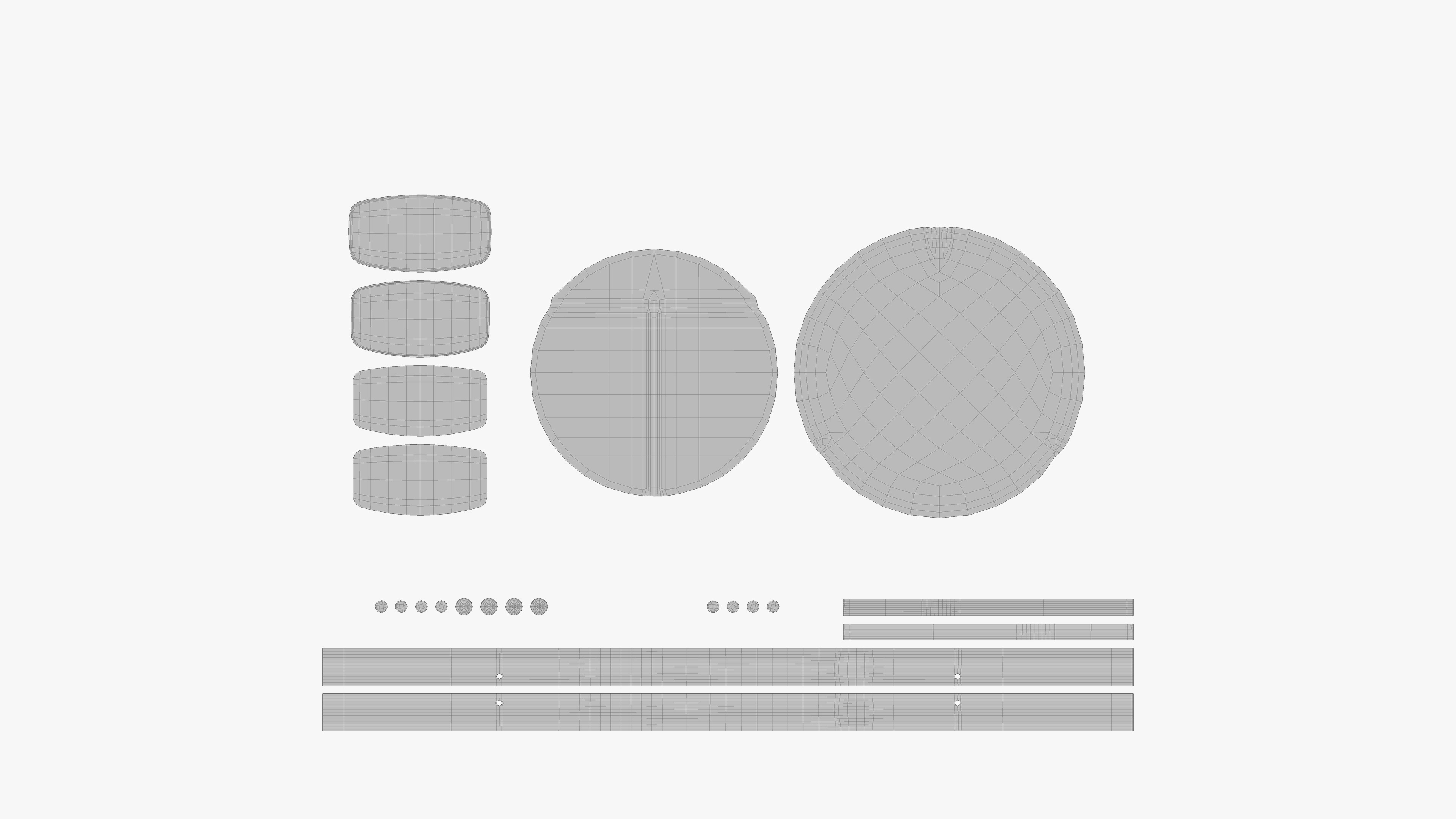 Chair Modern Low-poly 3D model_9