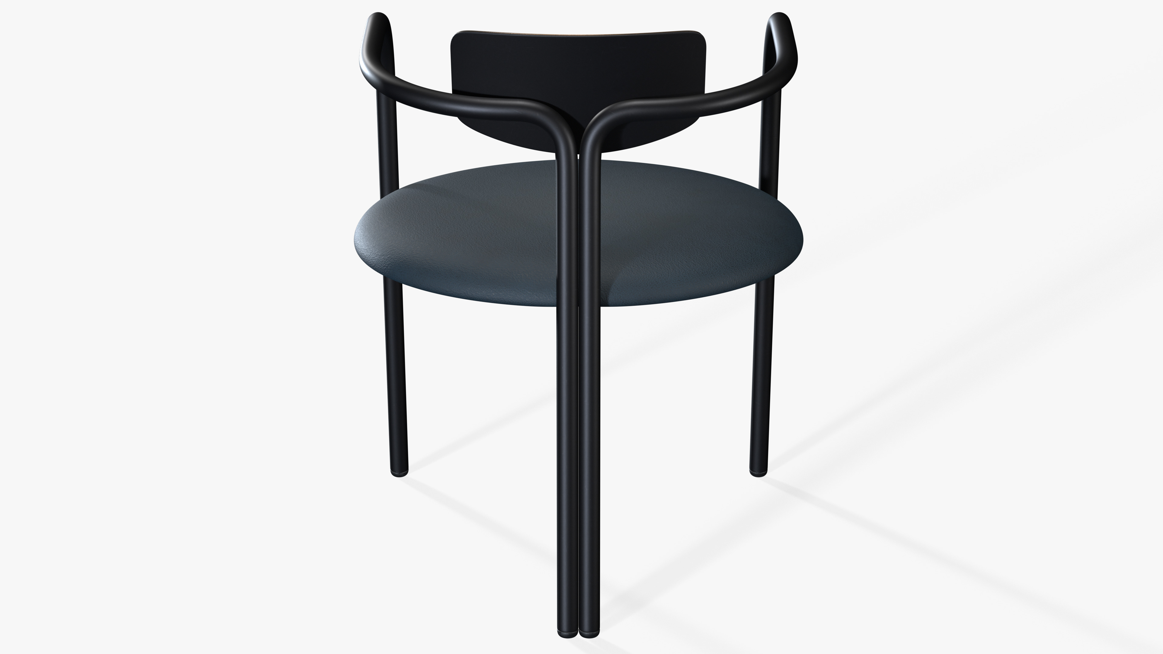 Chair Modern Low-poly 3D model_3