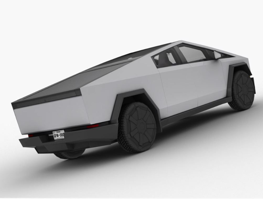 Tesla Cyber Truck  2024 3D model_10
