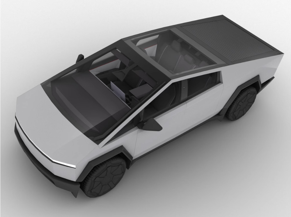 Tesla Cyber Truck  2024 3D model_9