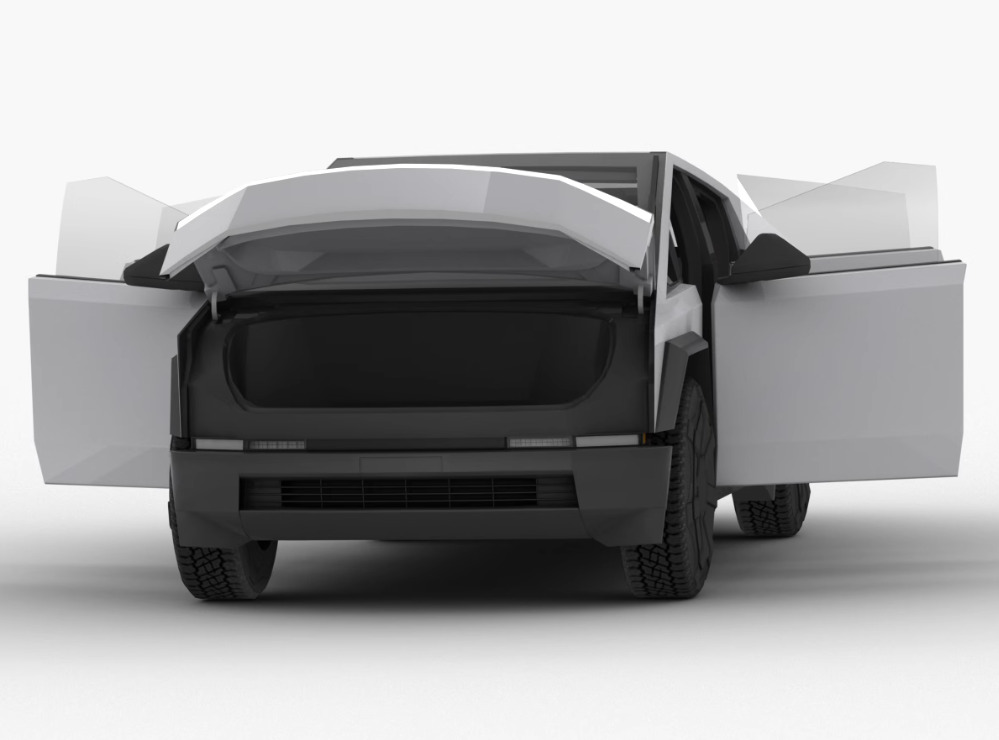 Tesla Cyber Truck  2024 3D model_2