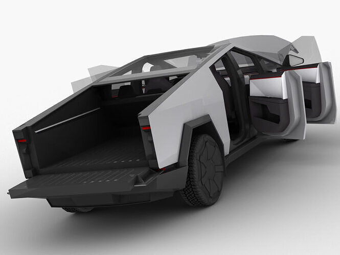Tesla Cyber Truck  2024 3D model