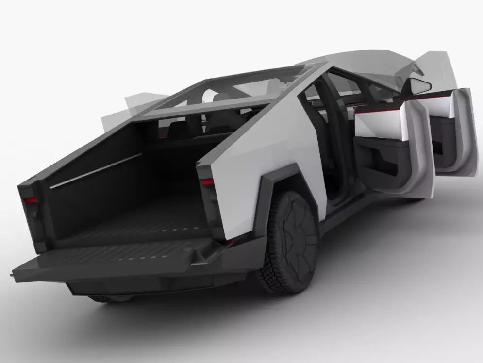 Tesla Cyber Truck  2024 3D model_0